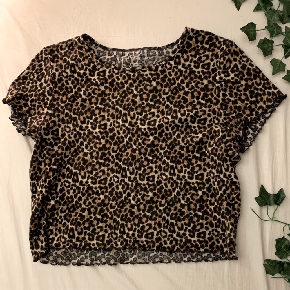 ae cheetah print top !!